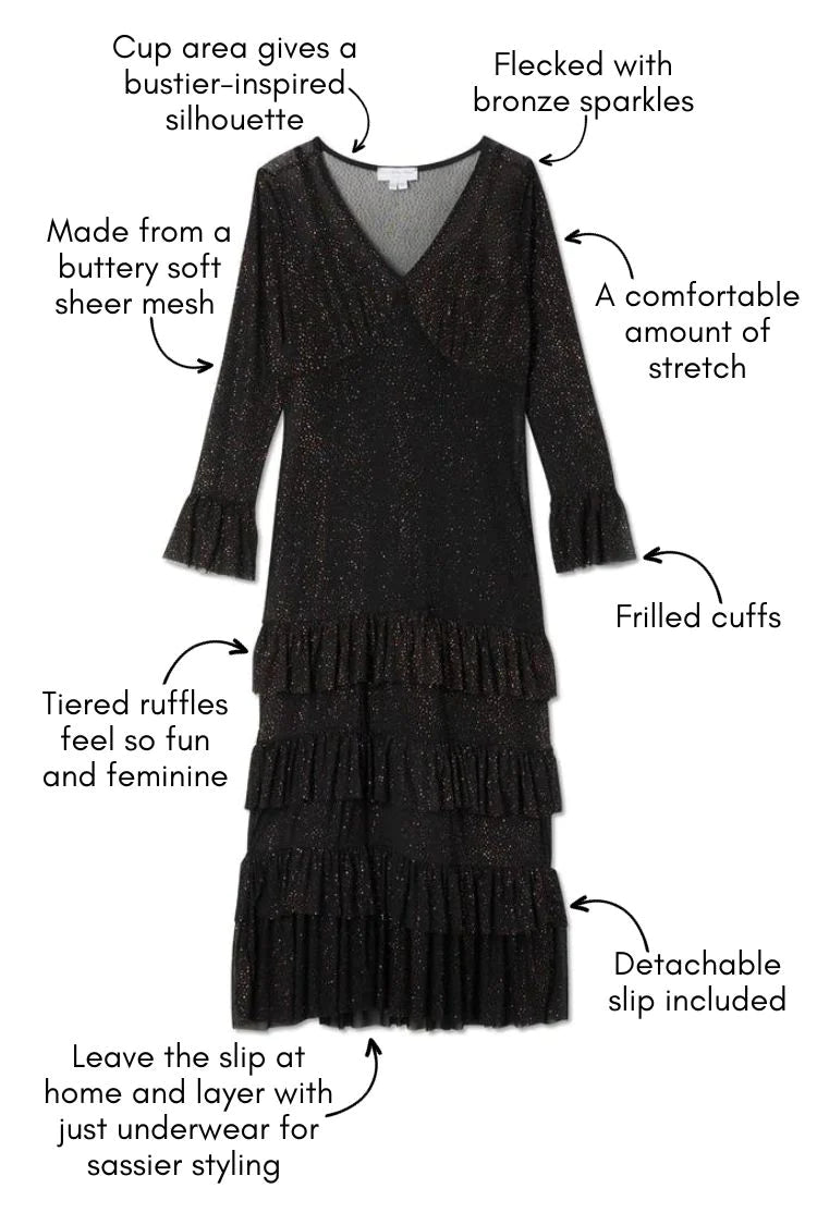 Sparkle Mesh Kate Dress - Dress