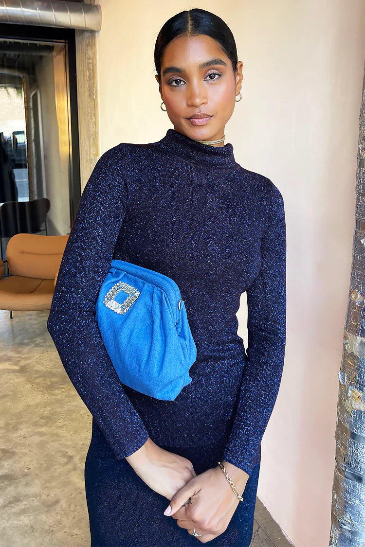 Sparkly roll neck hot sale