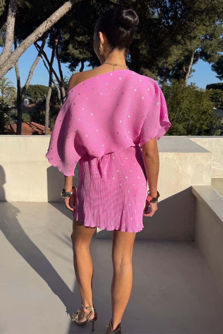 Petal Pink Mini Tilly Dress