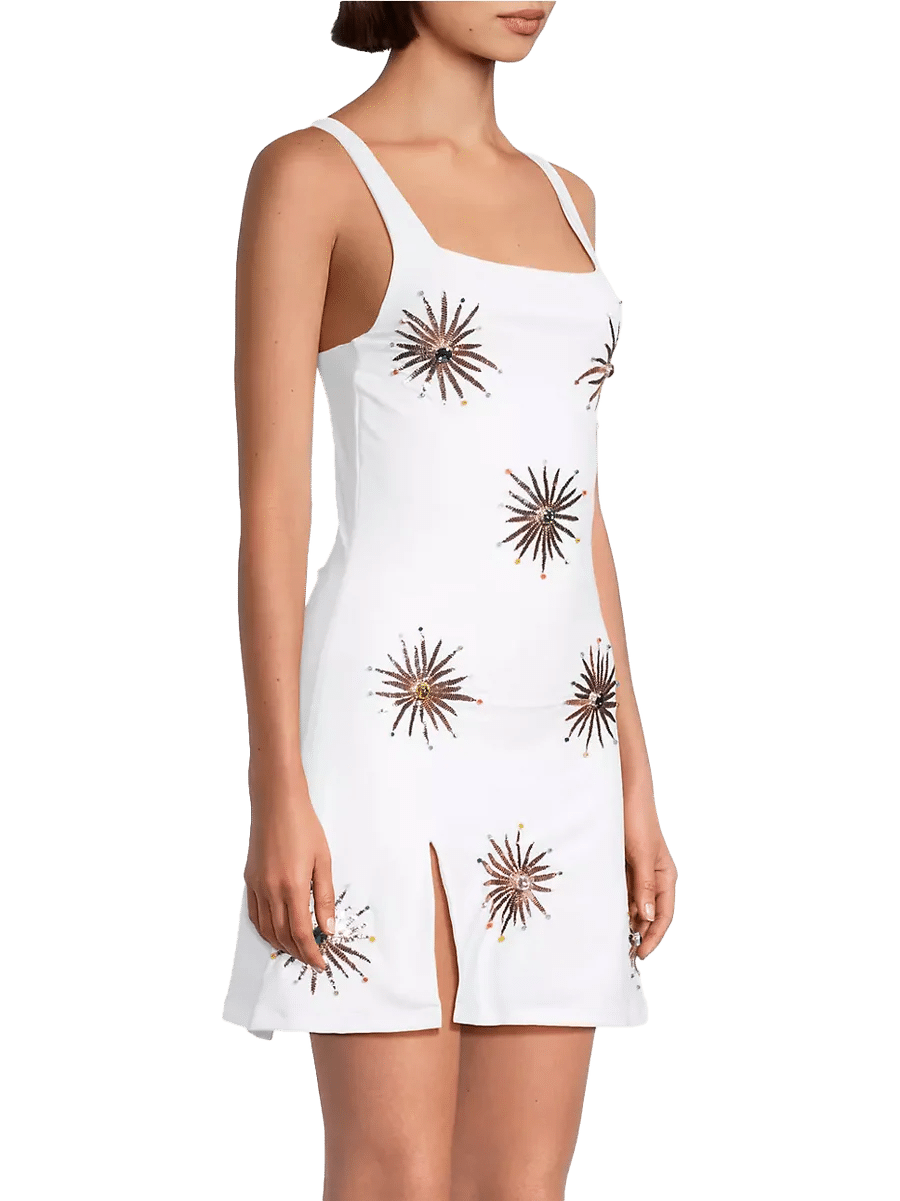 Callie Mini Dress White