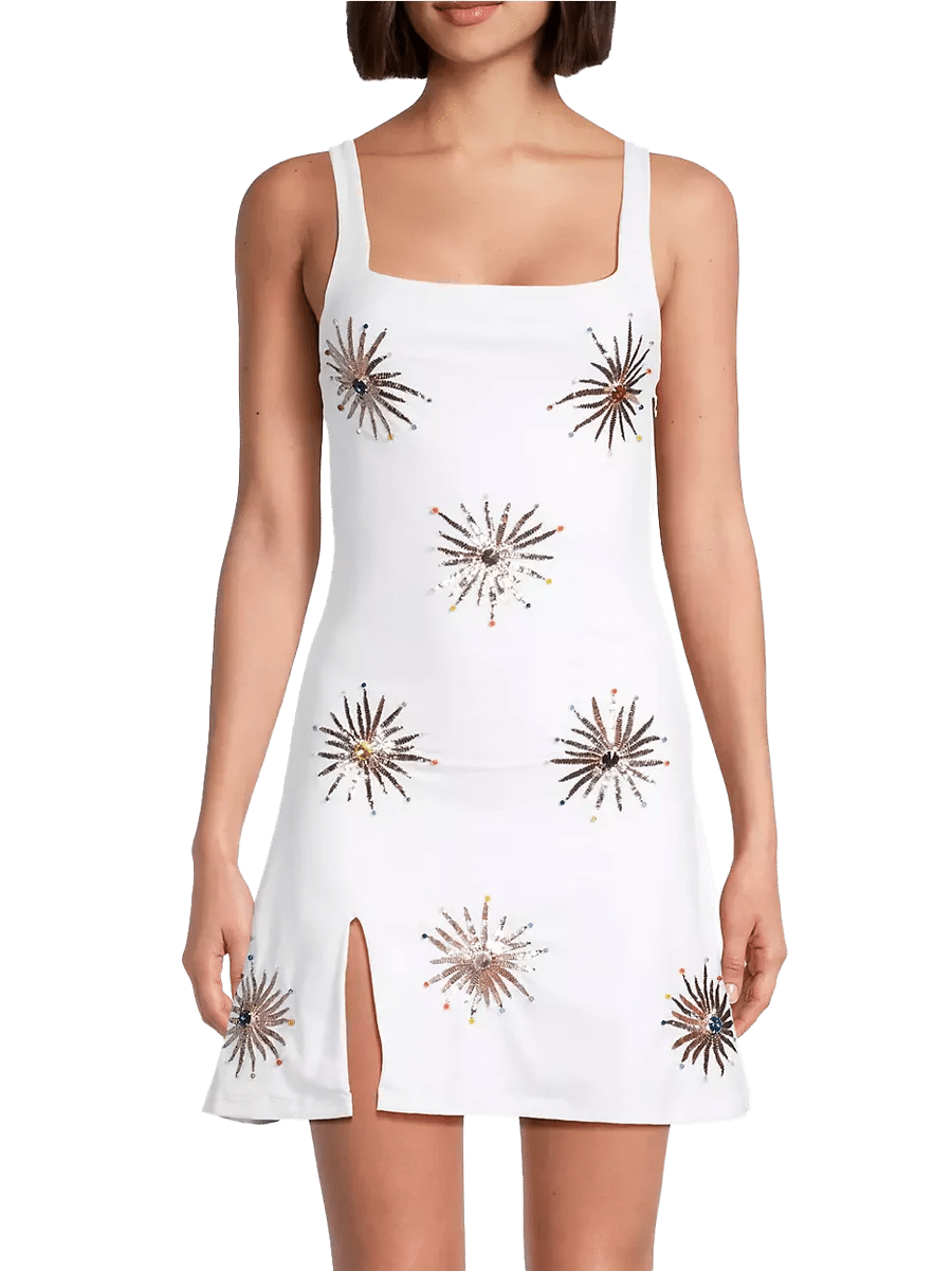 Callie Mini Dress White