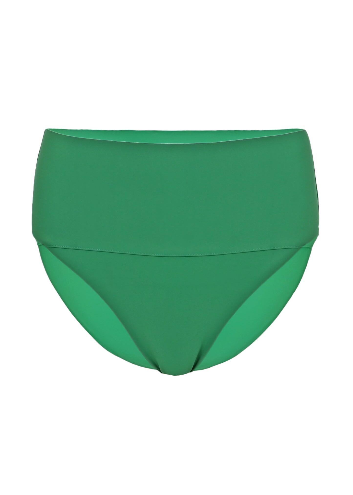 Angie High Waist Bikini Bottom Jade