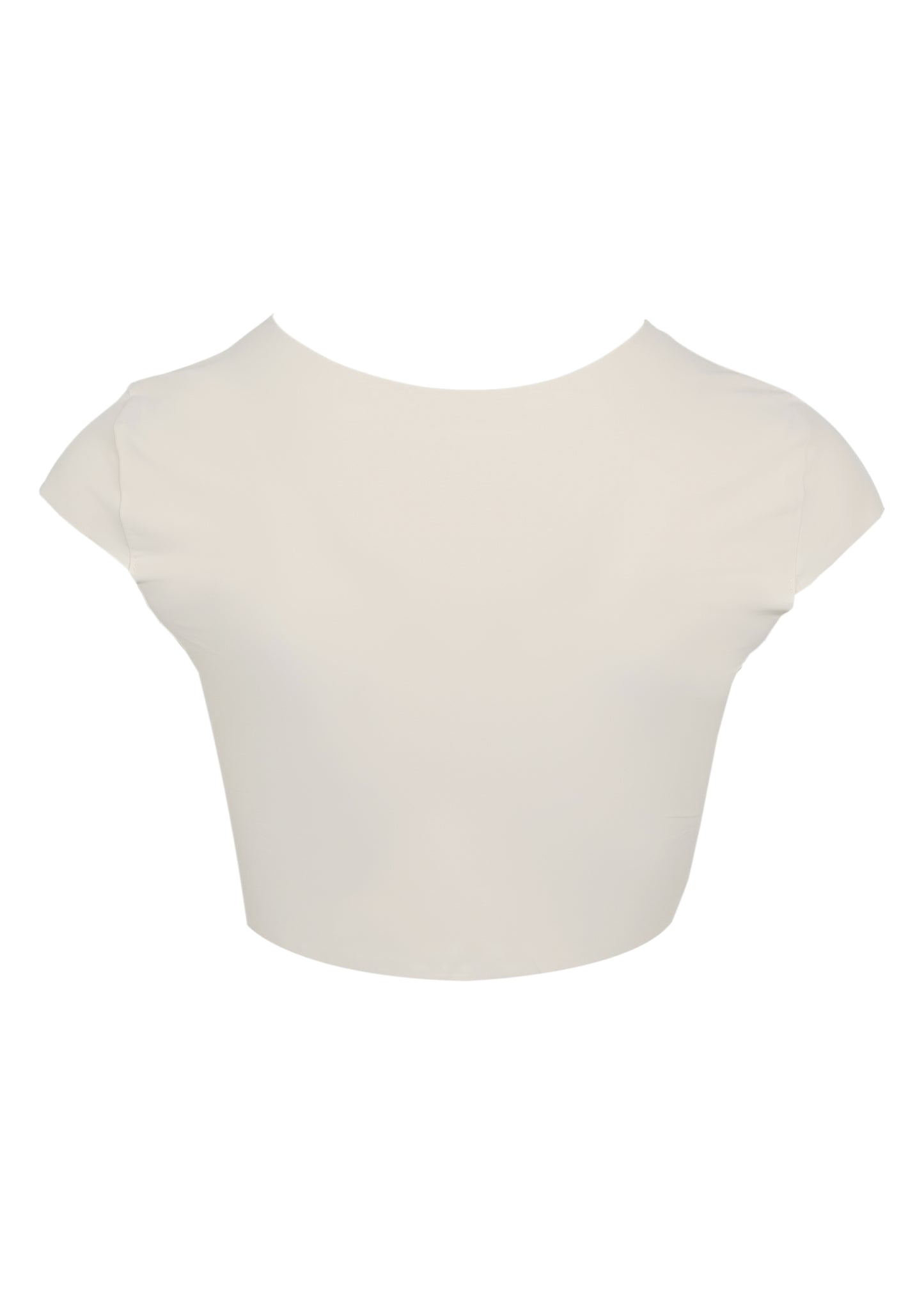Tako Ivoire Wrap Crop Top