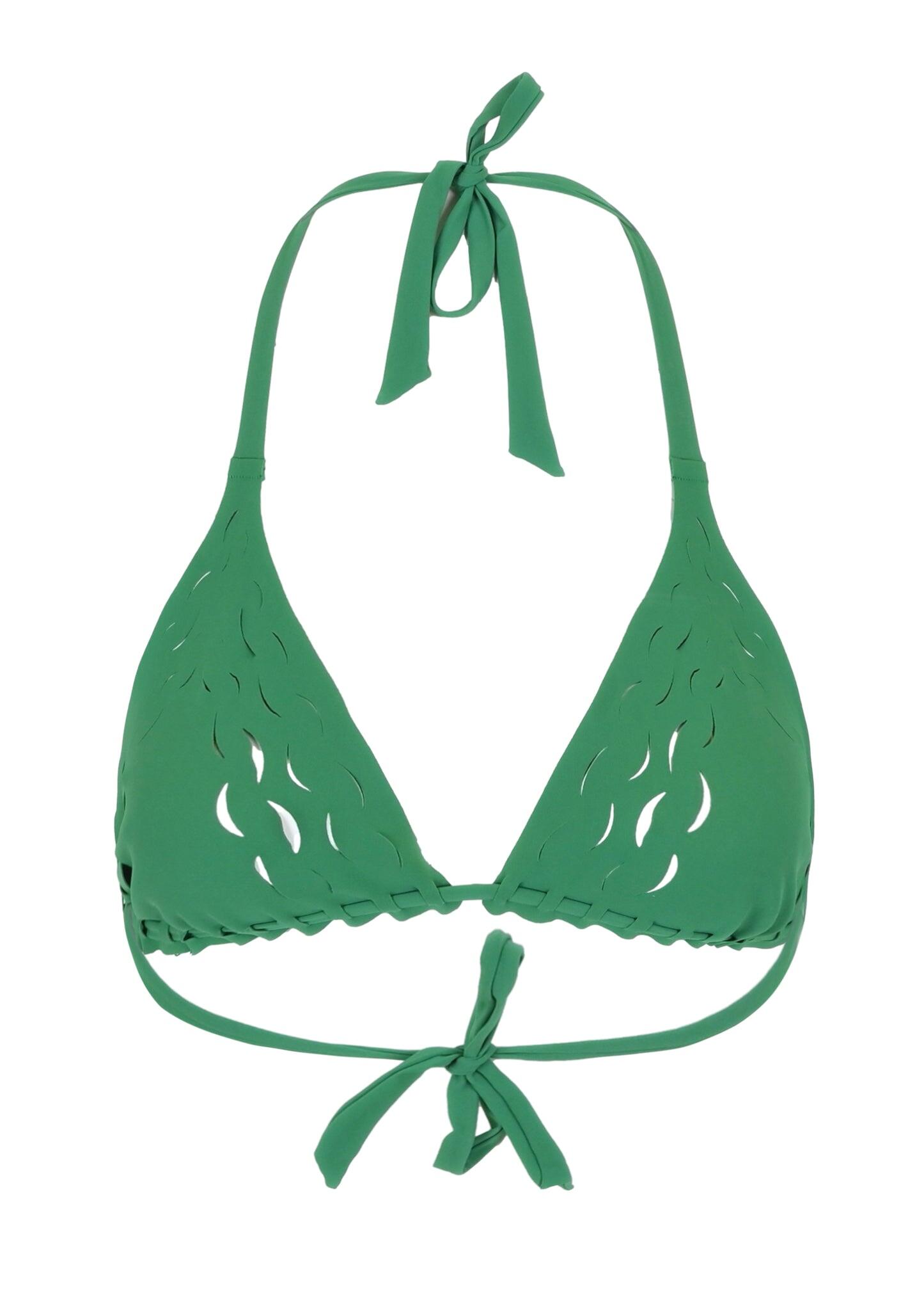 Wood Jade Bikini Top