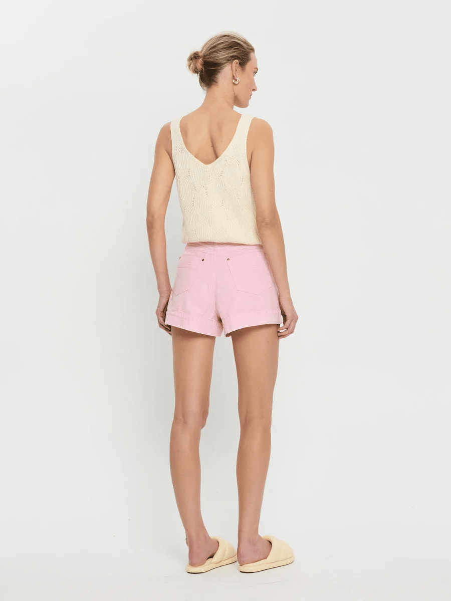 Paloma Denim Short Pink - Shorts