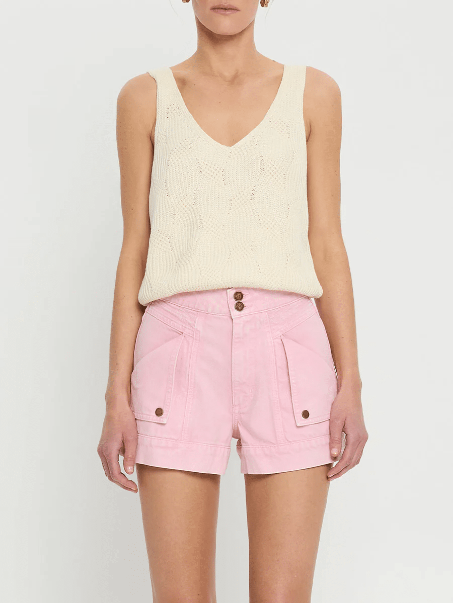 Paloma Denim Short Pink - Shorts