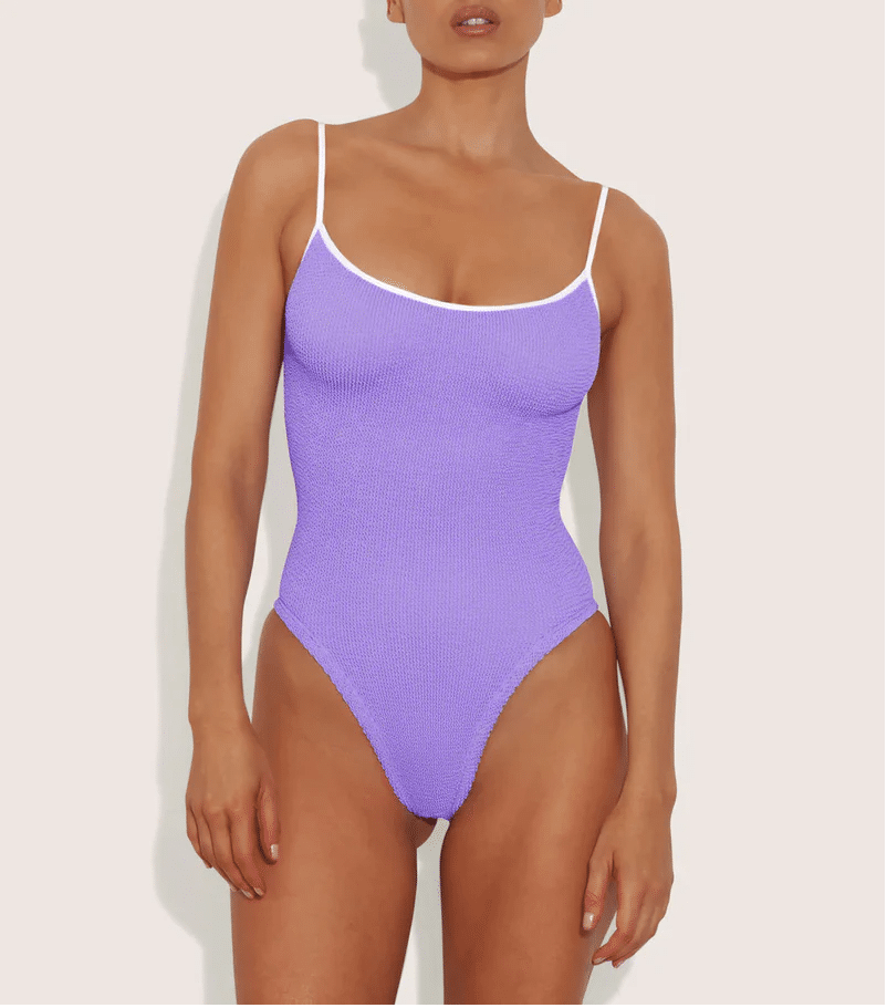 Pamela Swim Contrast Lilac - ONE SIZE - One Piece