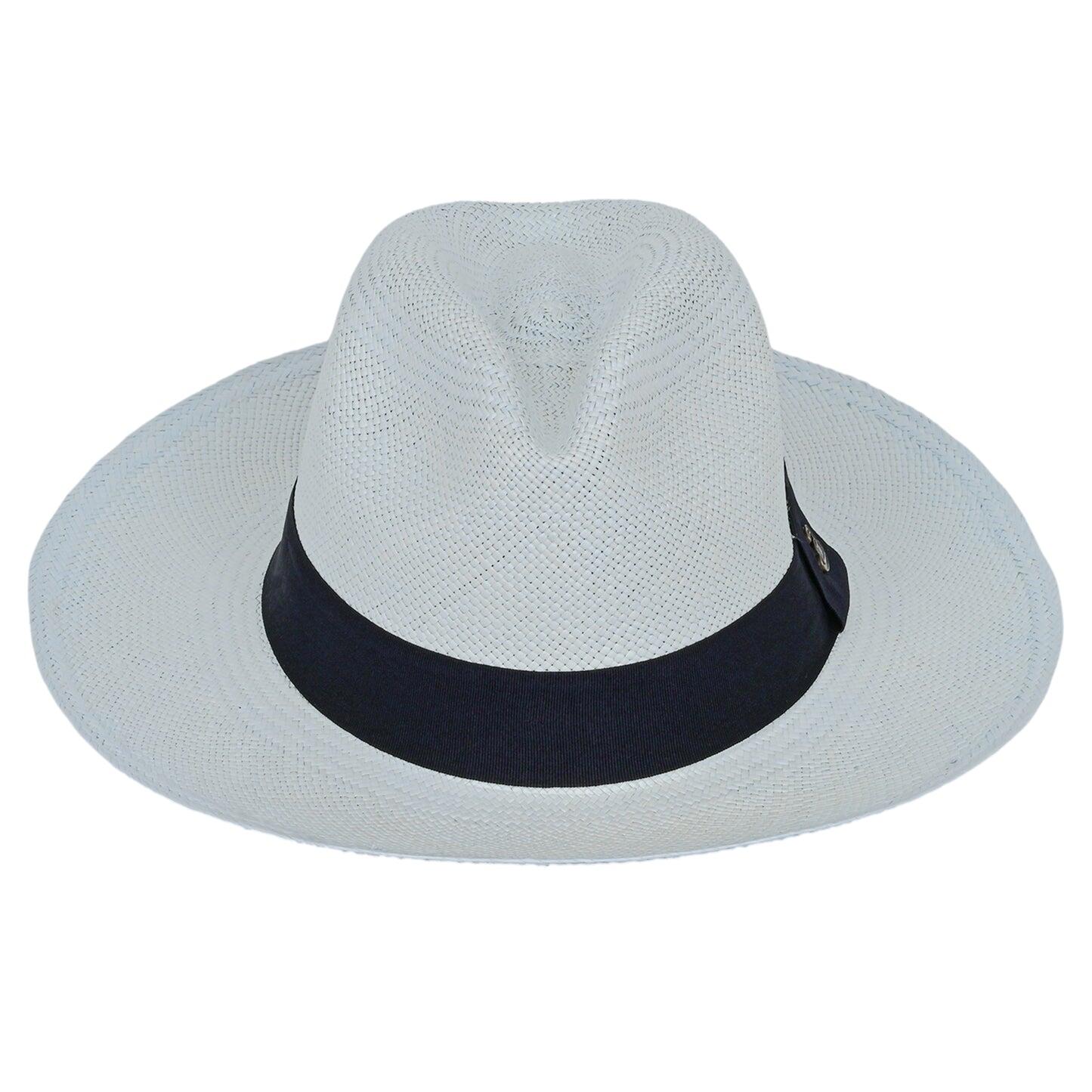 Panama Hat Classic Light Blue / Black - Hat