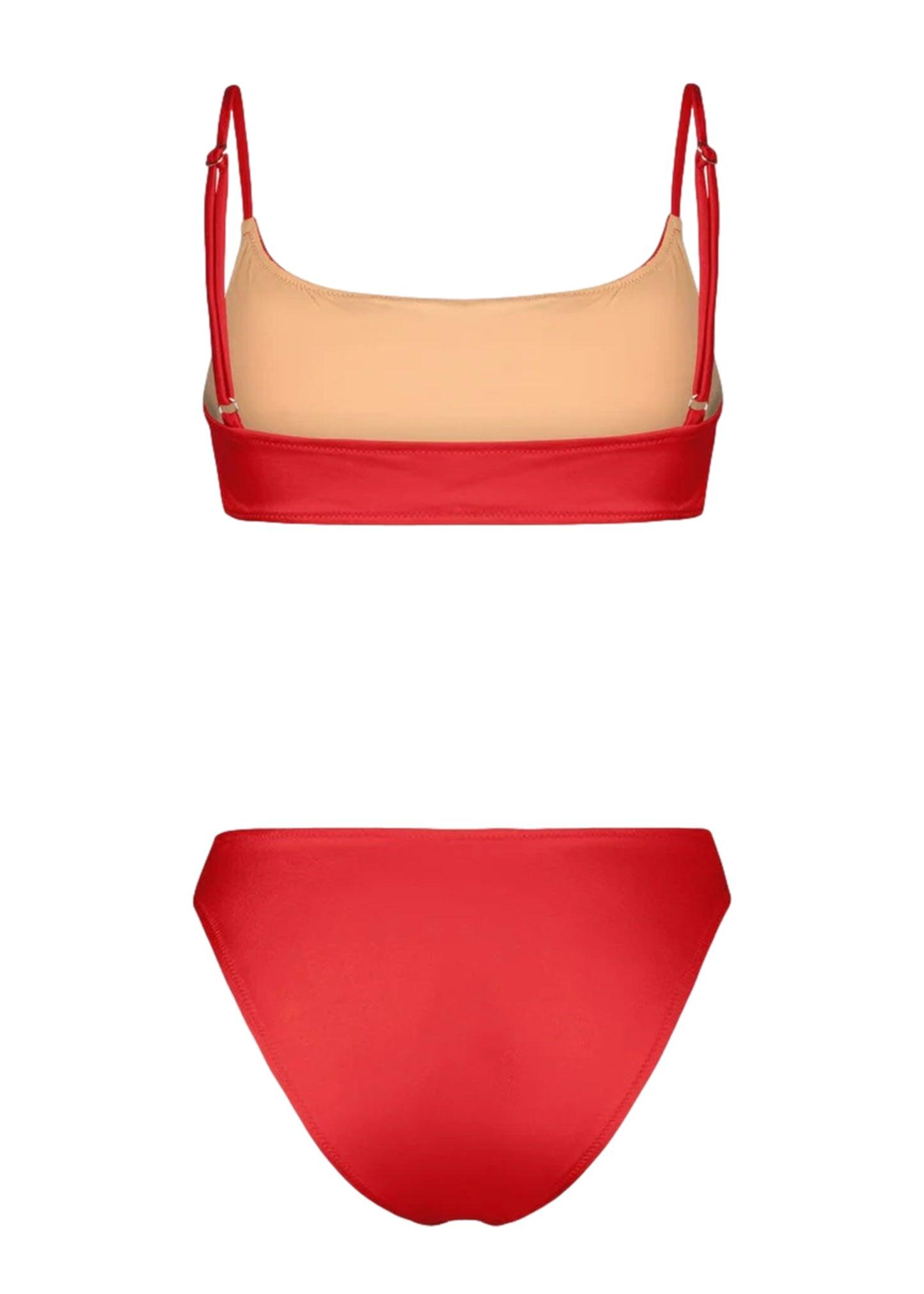 Chiara Crystals Red Bikini