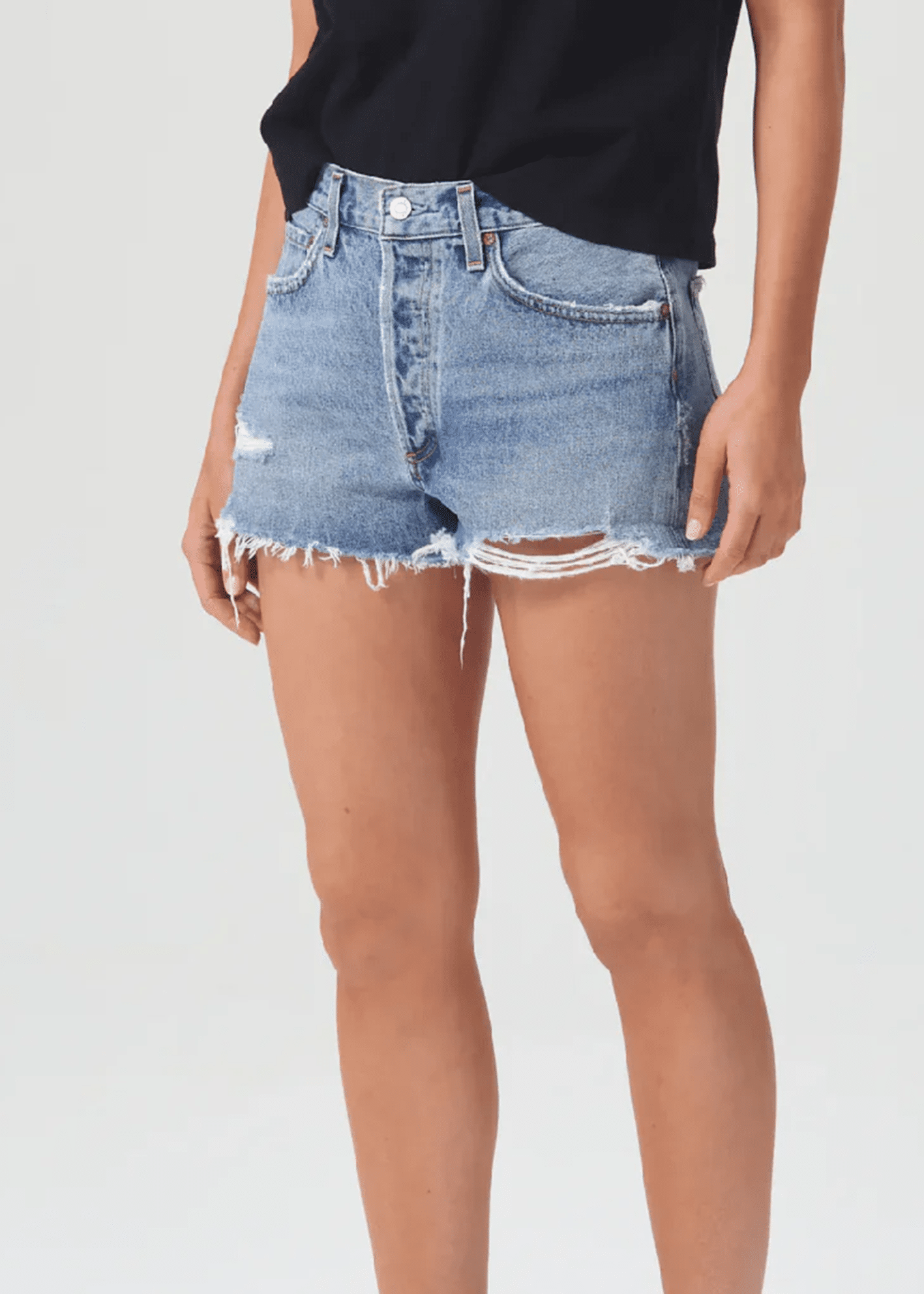 Parker Vintage Cut-Off Short In Grudge