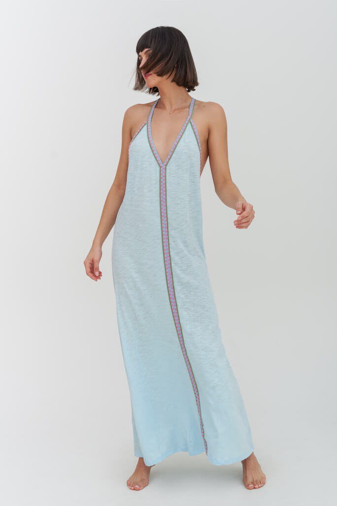 Pima Sundress Celeste