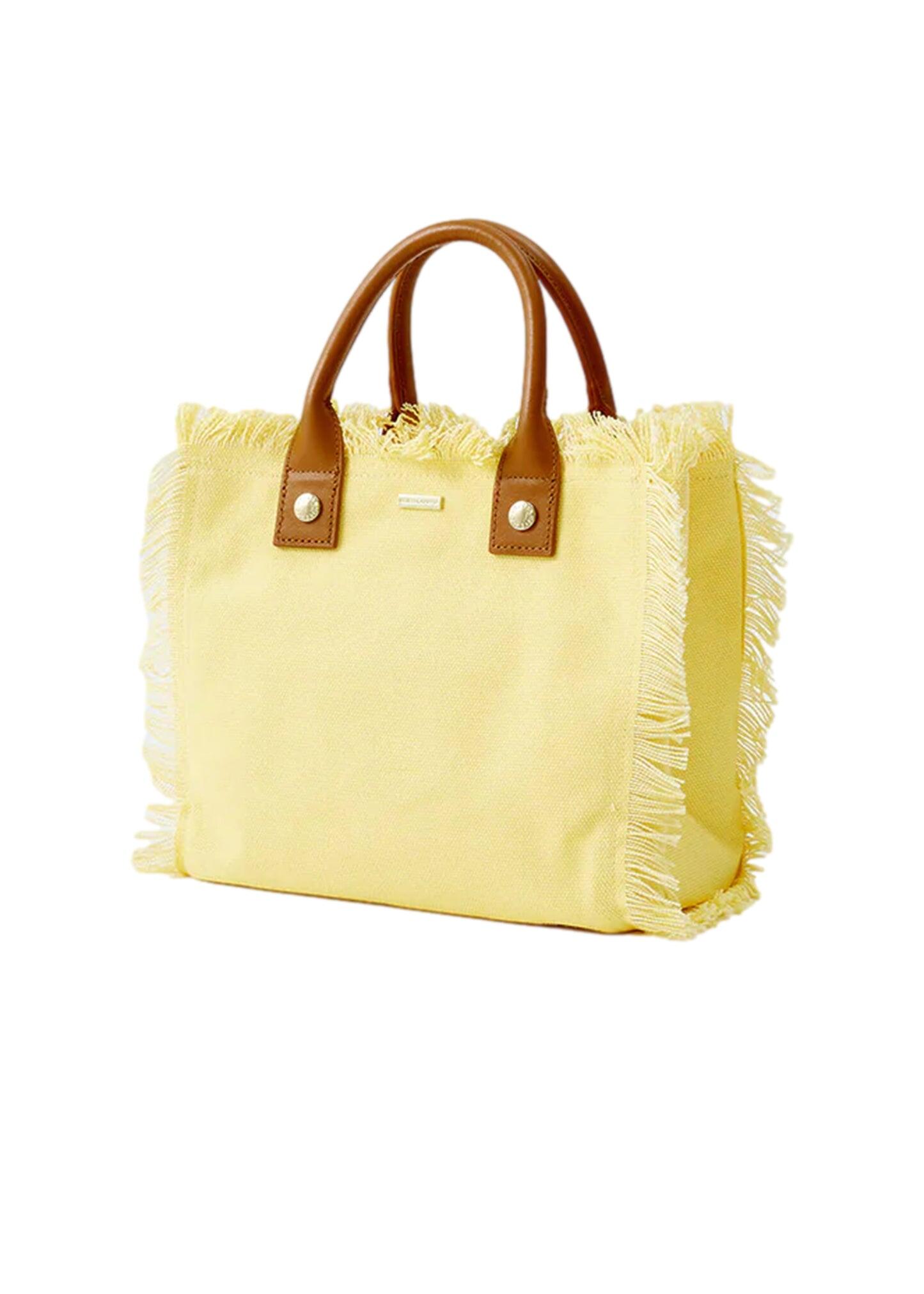 Porto Cervo Bag Yellow Tan - ONE SIZE - Bag