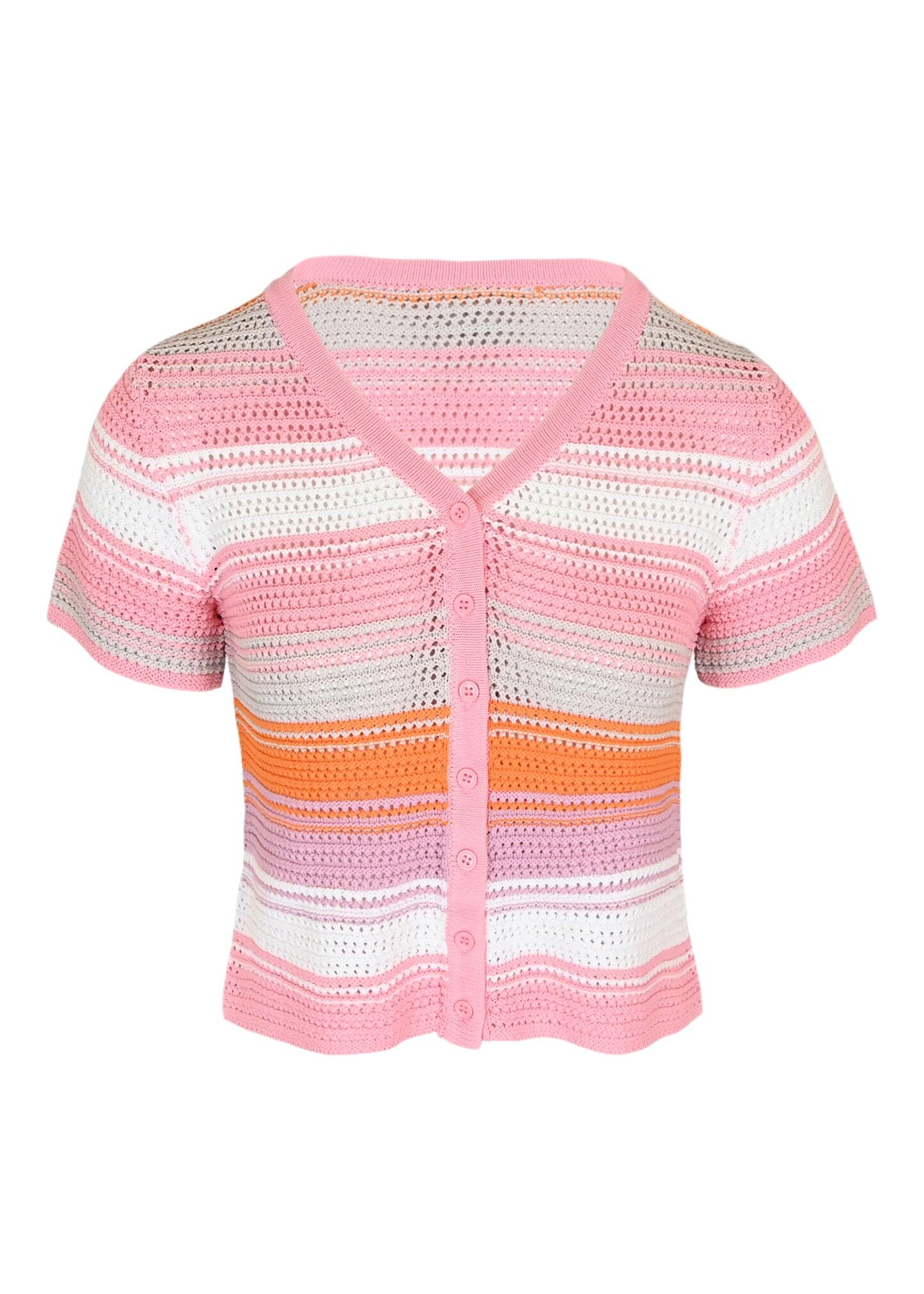 Ellie Crochet Top Clementine