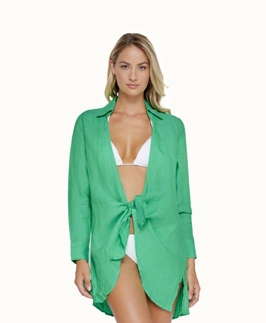 Millie Tie Cover Up Matcha - Cover Up