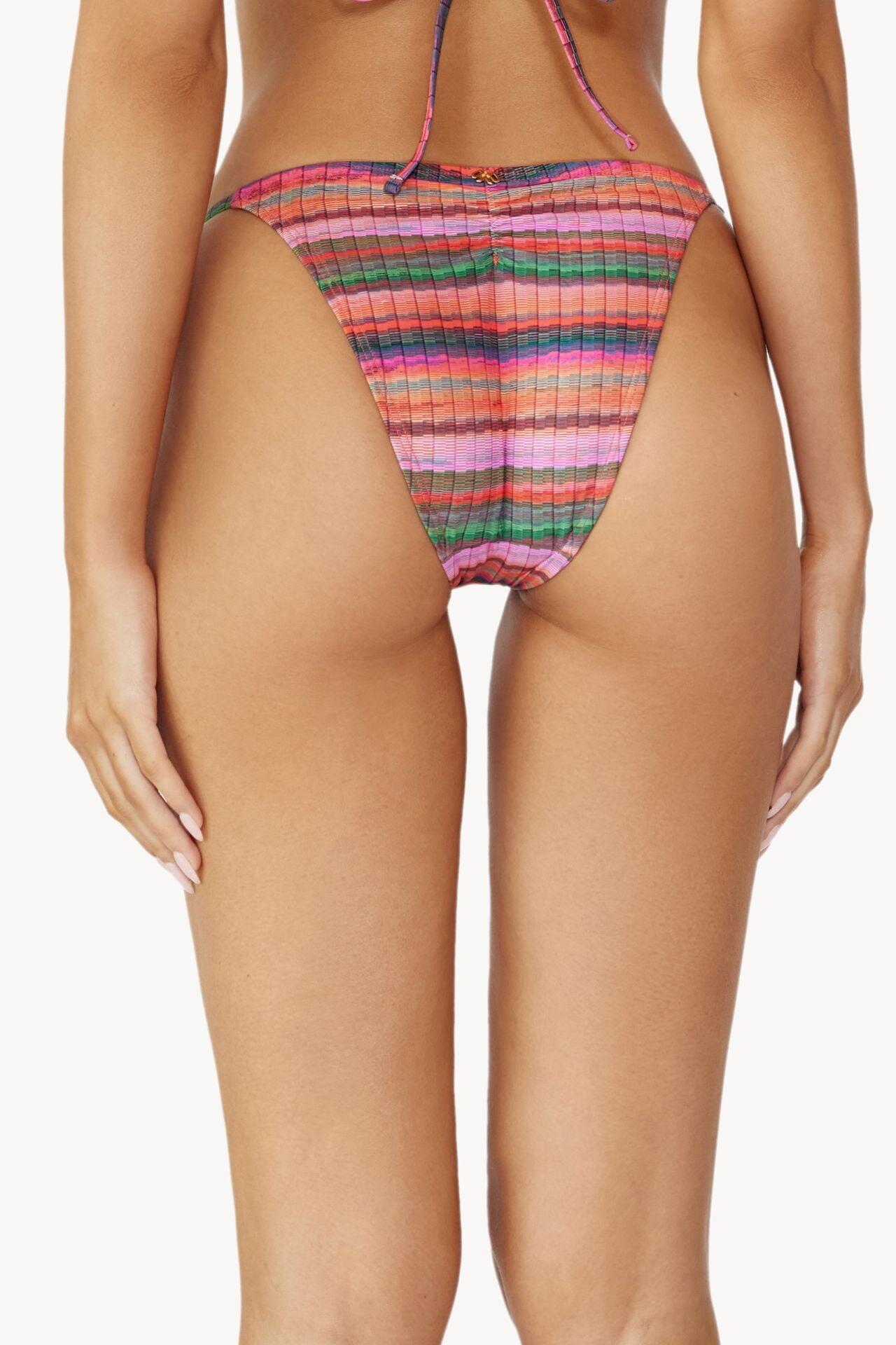 Jetty Stripe Adjustable Bikini Bottoms