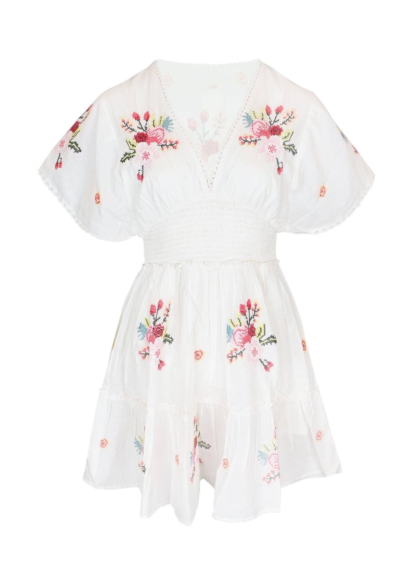 Polly Dress Water Lily