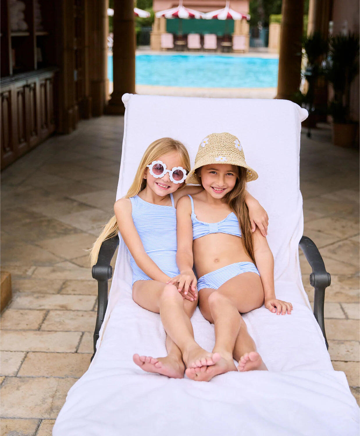 Girls Serena Bikini Sailor Stripe - Bikini