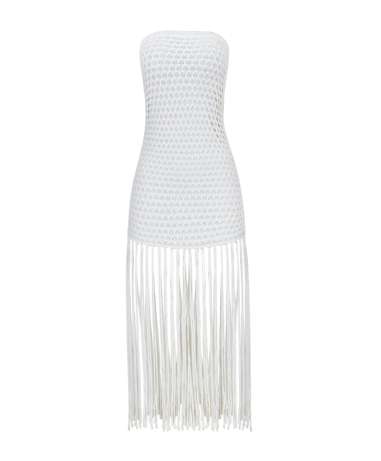 Water Lily Vanessa Strapless Fringe Dress