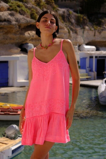 Cruz Cerise Mini Dress - Dress