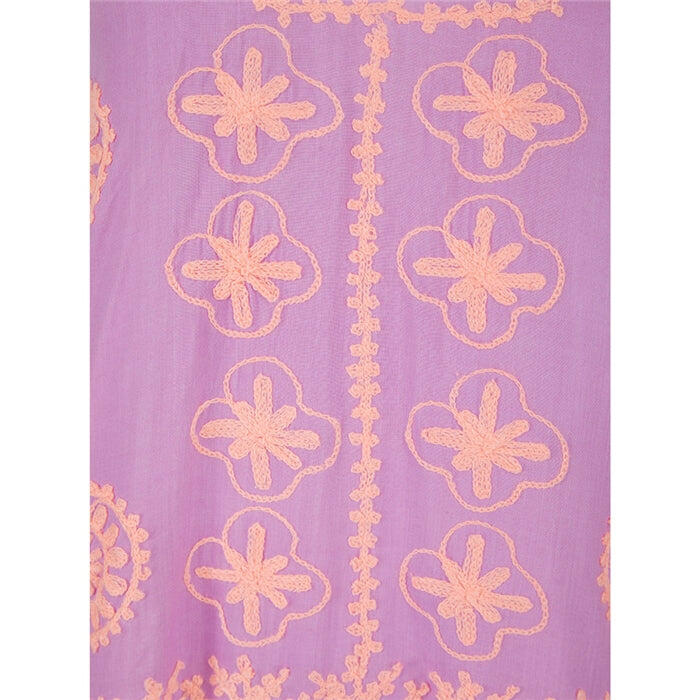 Remi Lilac Peach Mini Slip Dress - Dress