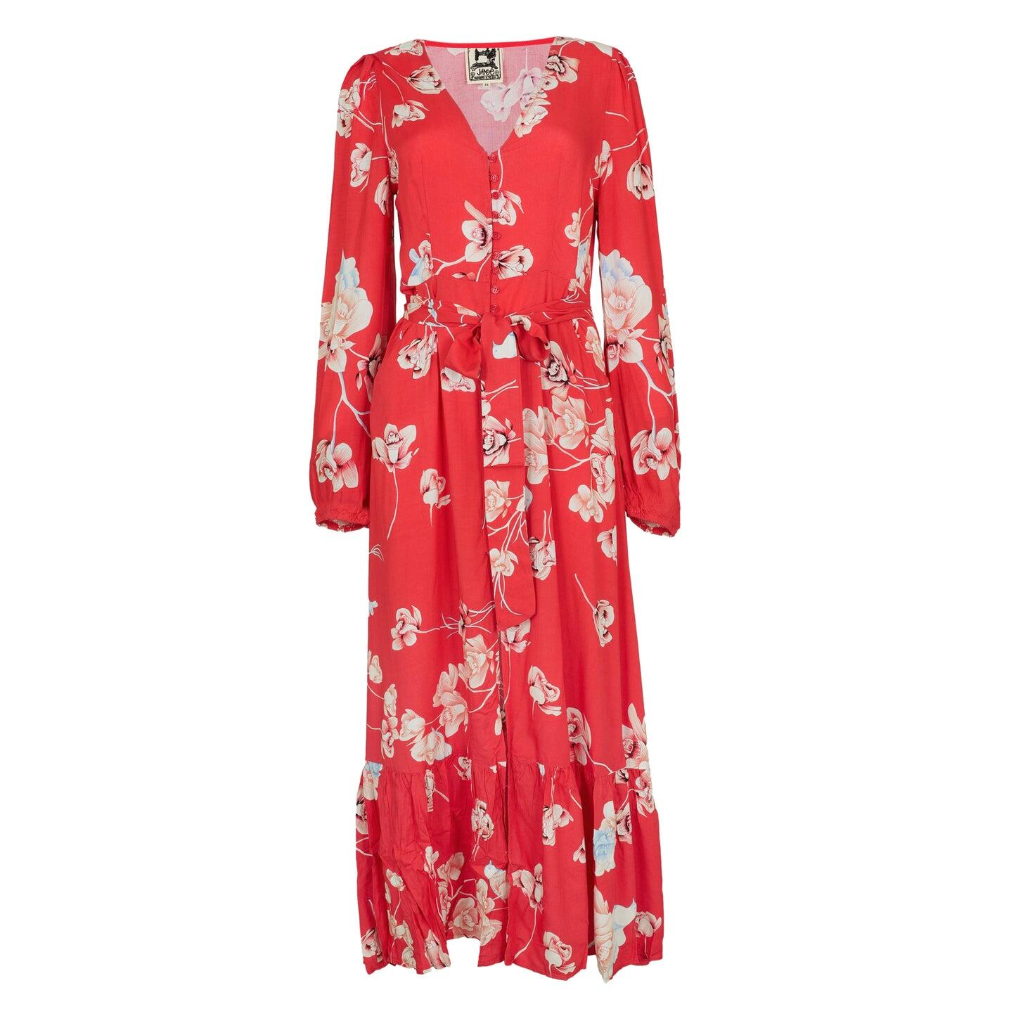 Priscilla Print Pippie Maxi Dress