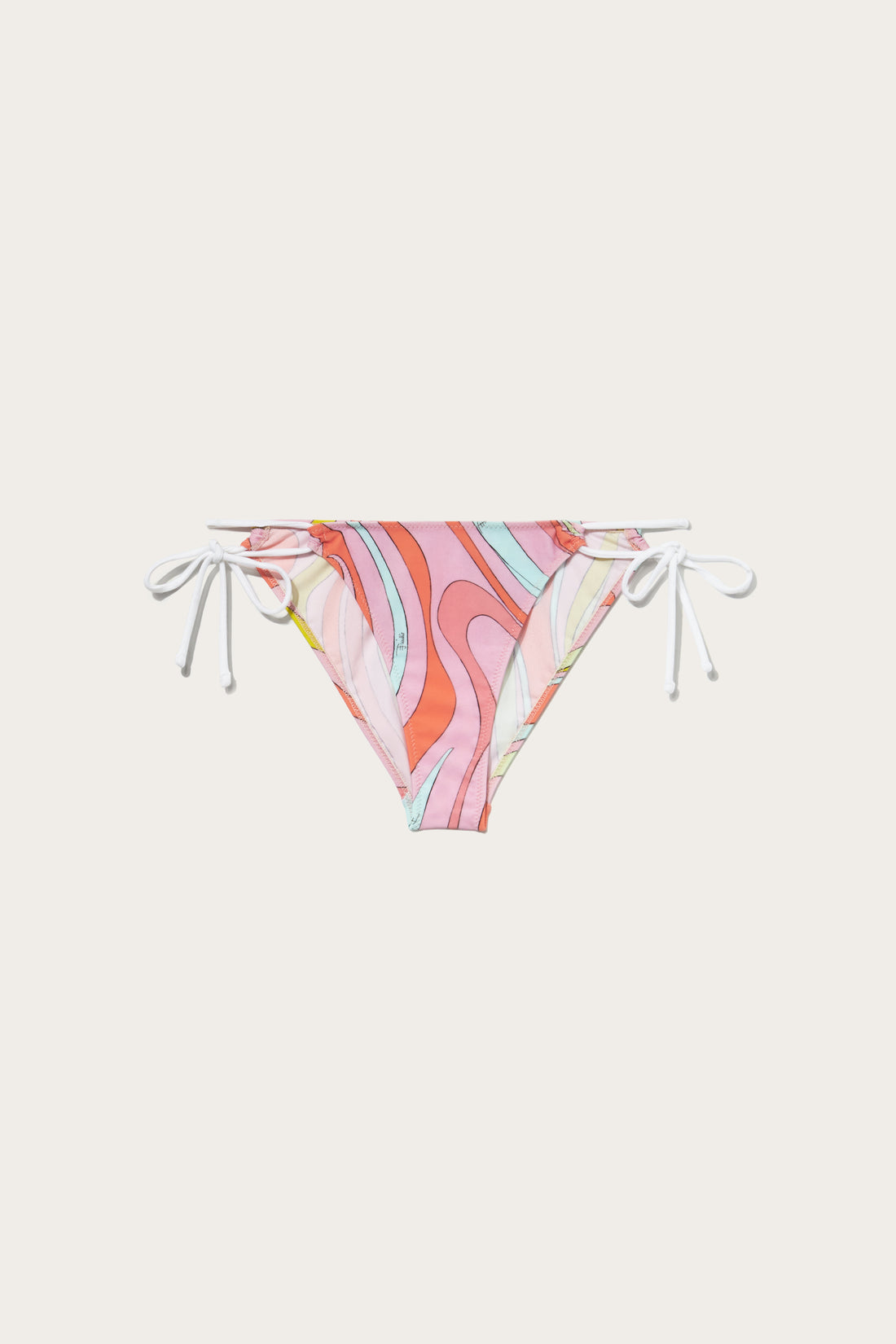 Marmo Print Bikini Briefs Rosa Arancio - Bikini Bottom