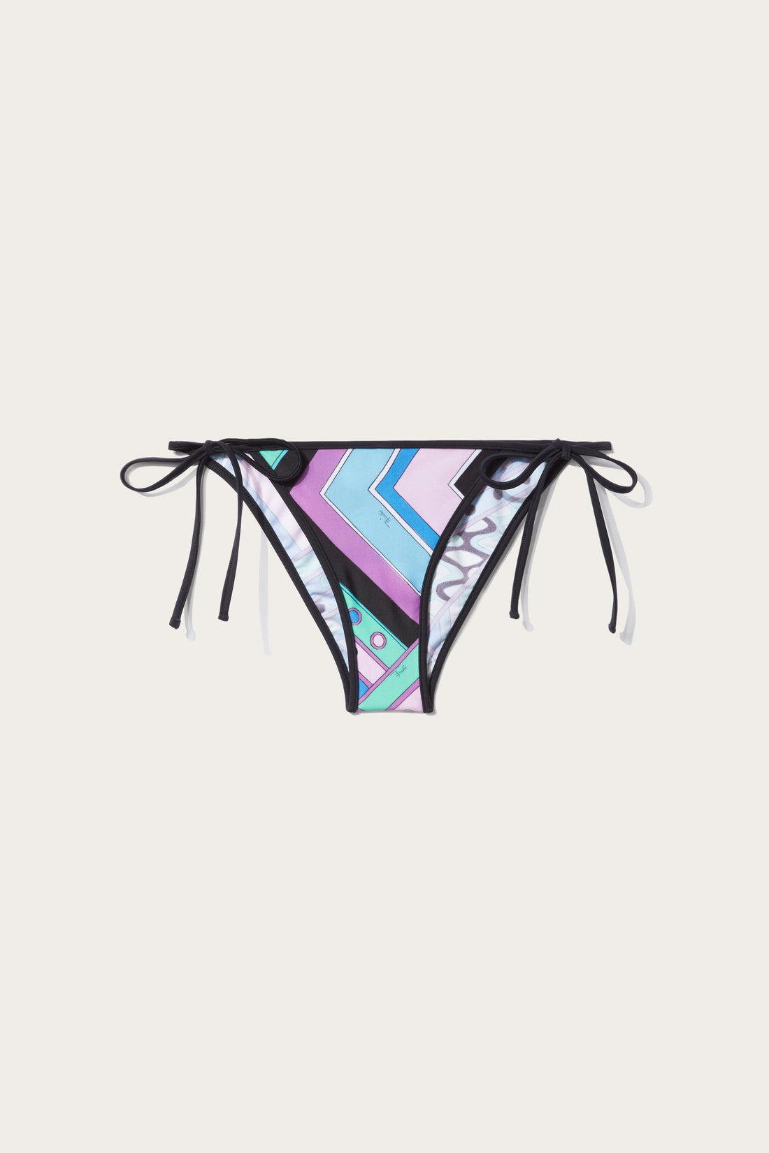 Vivara Print Bikini Briefs Celeste Bianco - Bikini Bottom