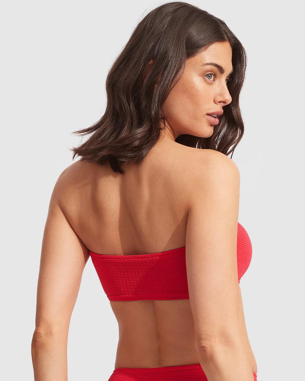 Sea Dive Tube Top Bandeau Chilli Red - Bikini Top