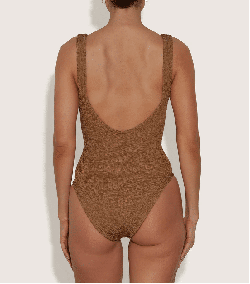 Sadie Swim Metallic Cocoa - ONE SIZE - One Piece