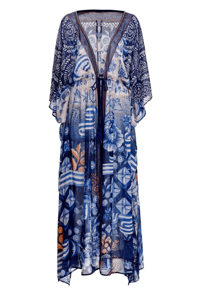 Sam Azure Tunic - ONE SIZE - Cover Up