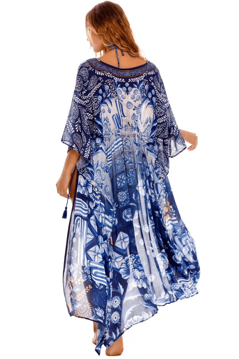 Sam Azure Tunic - ONE SIZE - Cover Up
