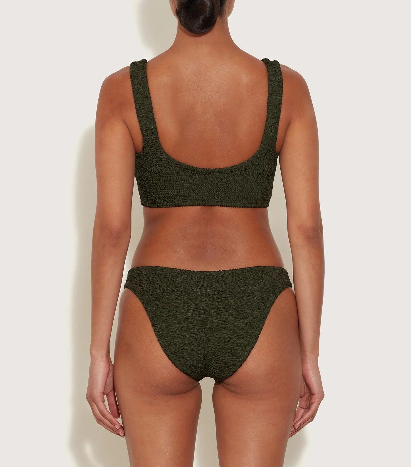 Hallie Bikini Metallic Khaki - ONE SIZE - Bikini