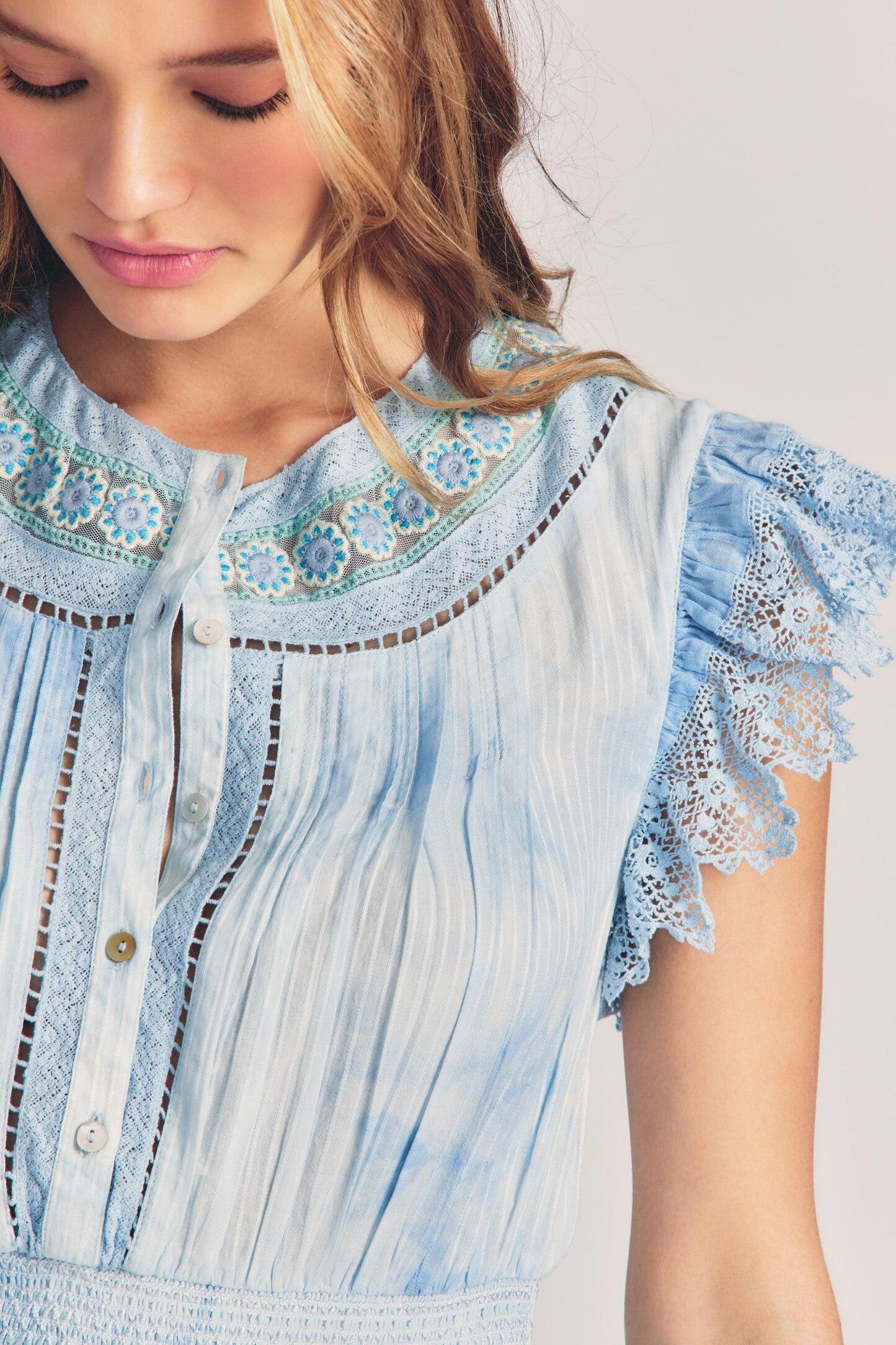 Fontana Dress Seafoam Pearl - Dress