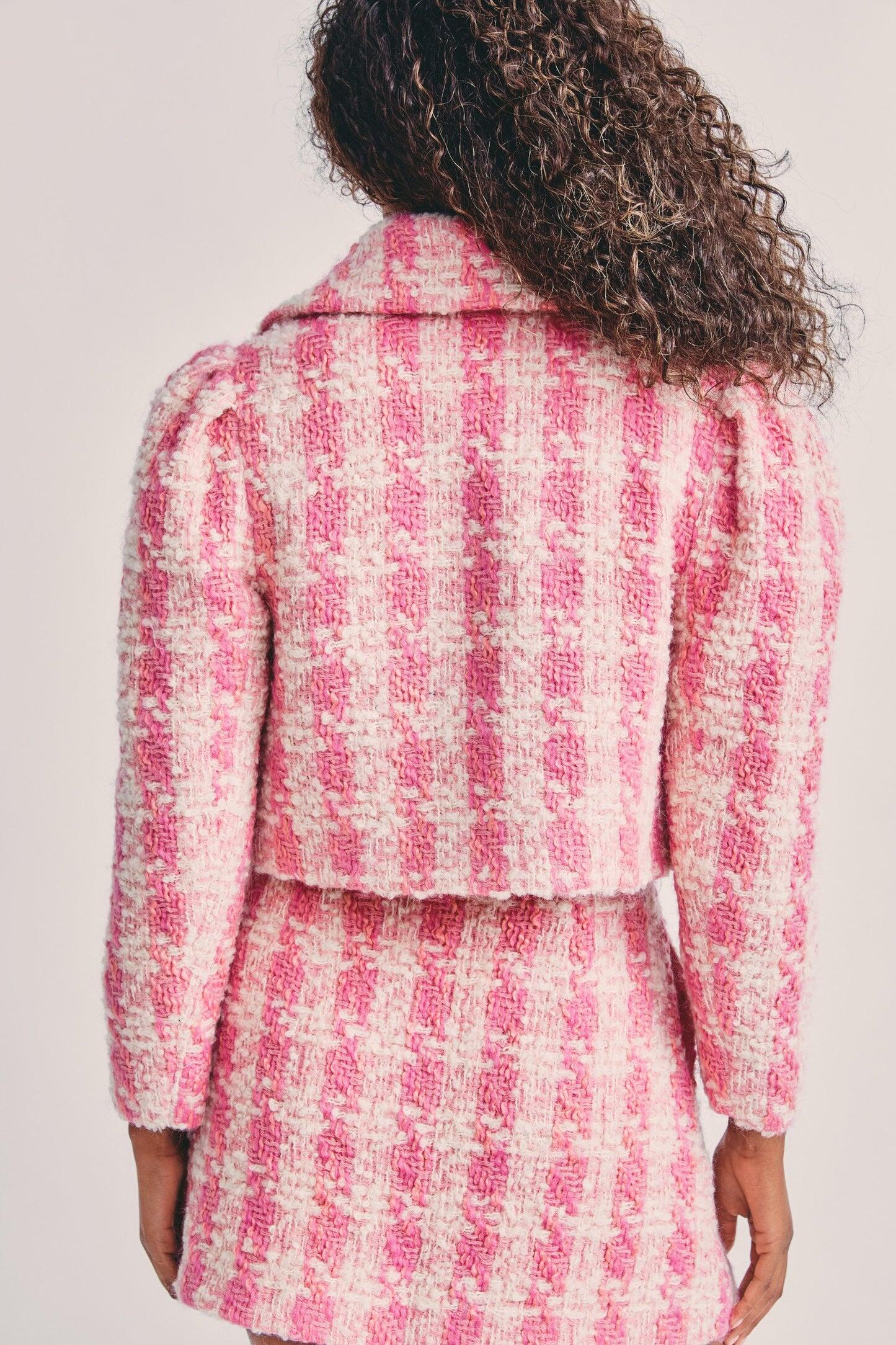 Mews Cropped Jacket Pink Hills - Jacket