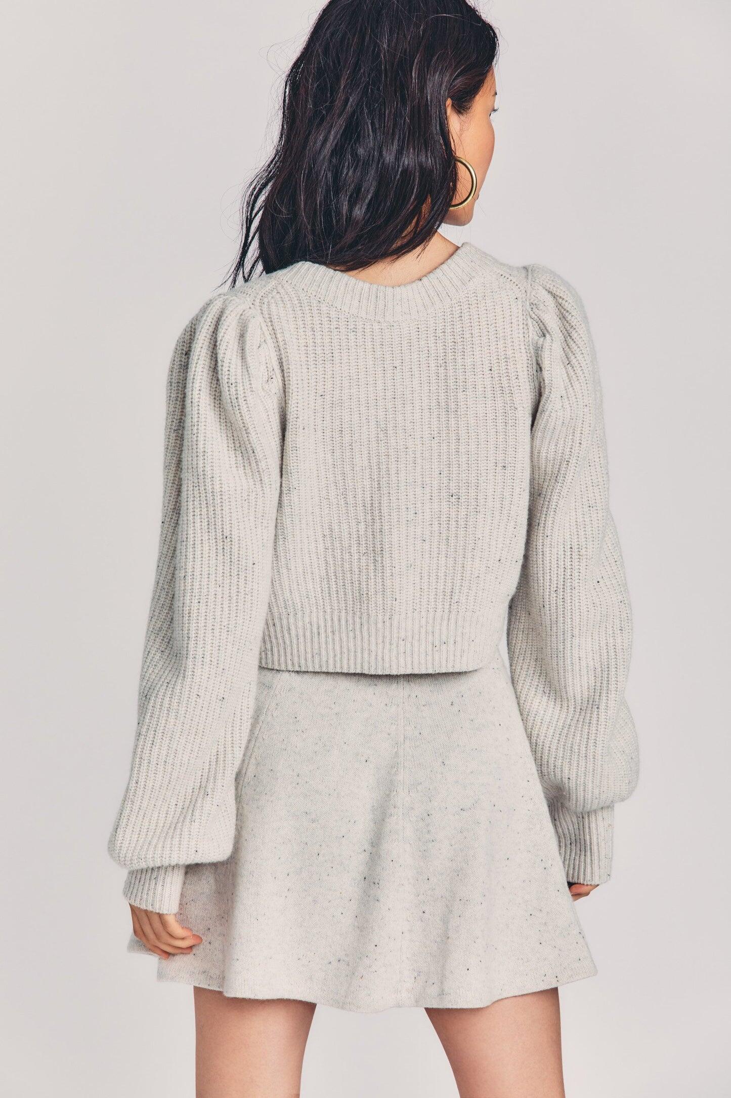 Robinson Cropped Cardigan Cookies And Cream Neps - Cardigan