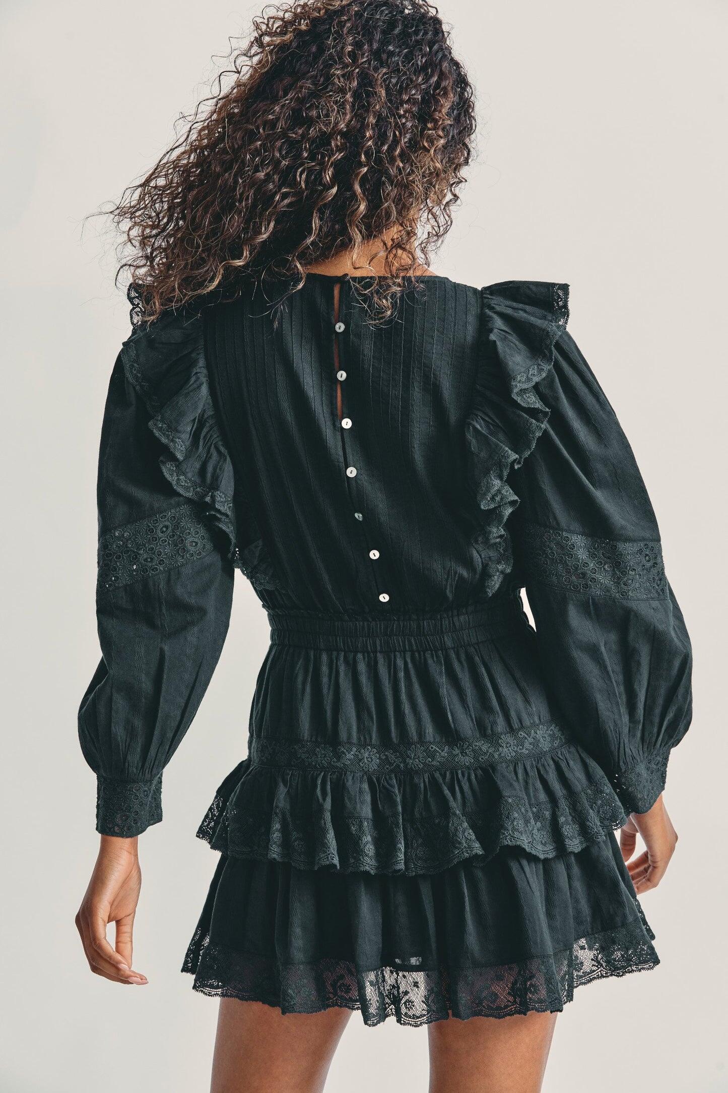 Santorini Dress Black - Dress