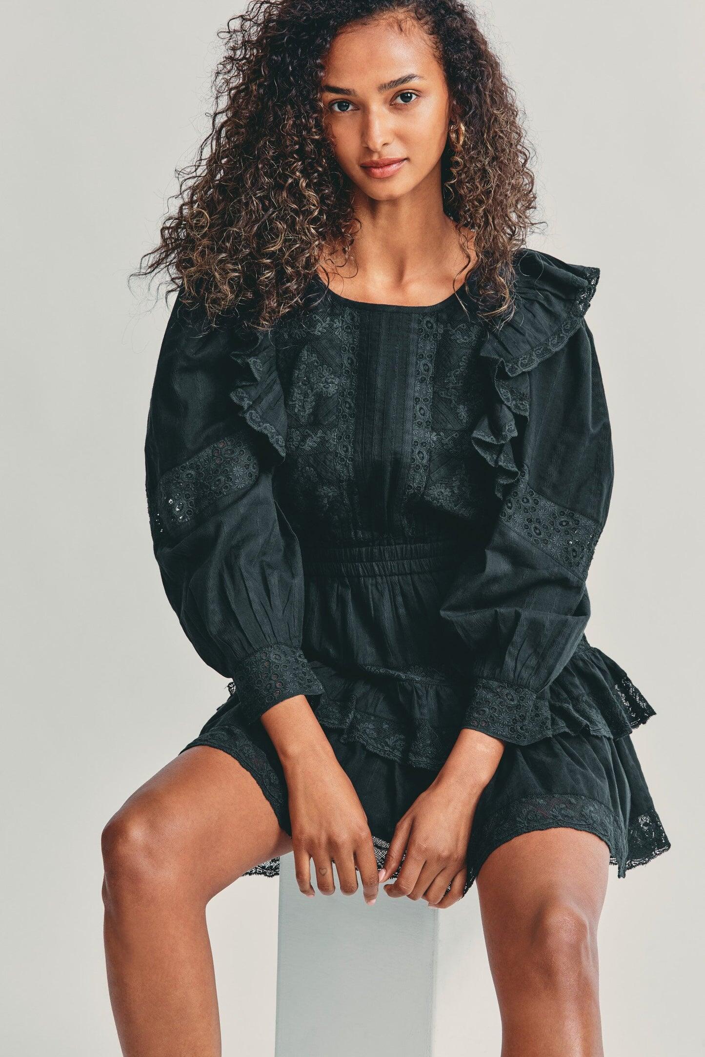 Santorini Dress Black - Dress