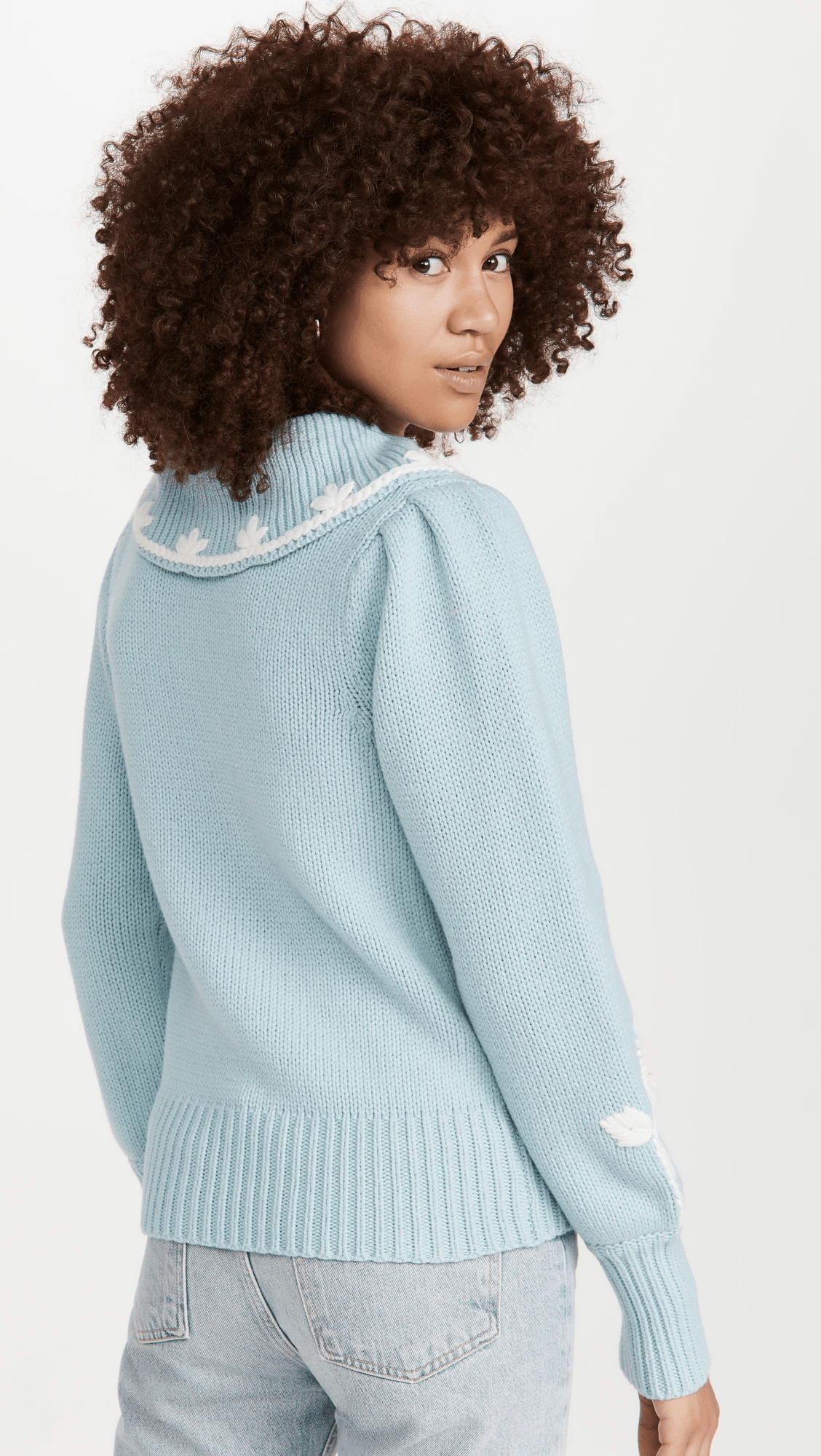 Union Collared Pullover Cornflower Blue - Pullover