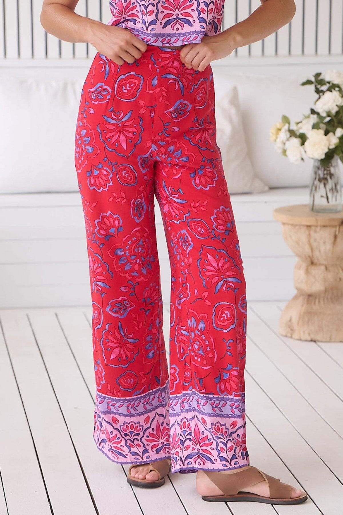 Florian Print Jax Pants - Bottoms