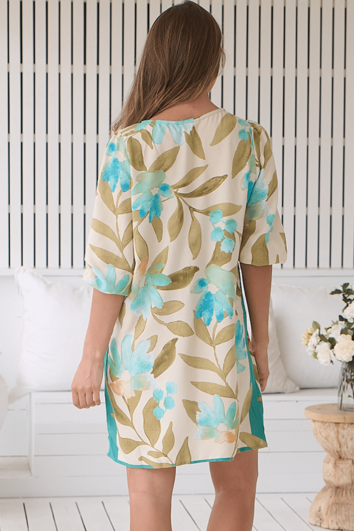 Himalaya Poppy Print Lake Dress - Dress