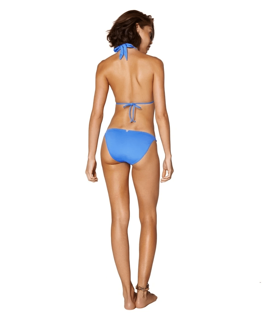 Solid Paula Top Blue - Bikini Top
