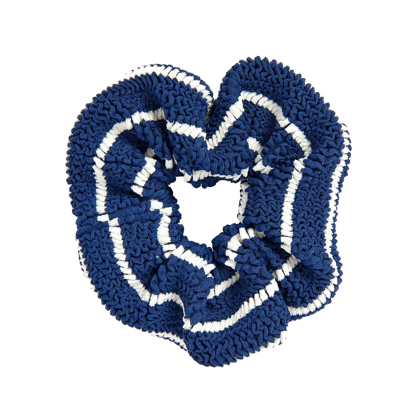 Scrunchie Navy/White - ONE SIZE - Hair Bands