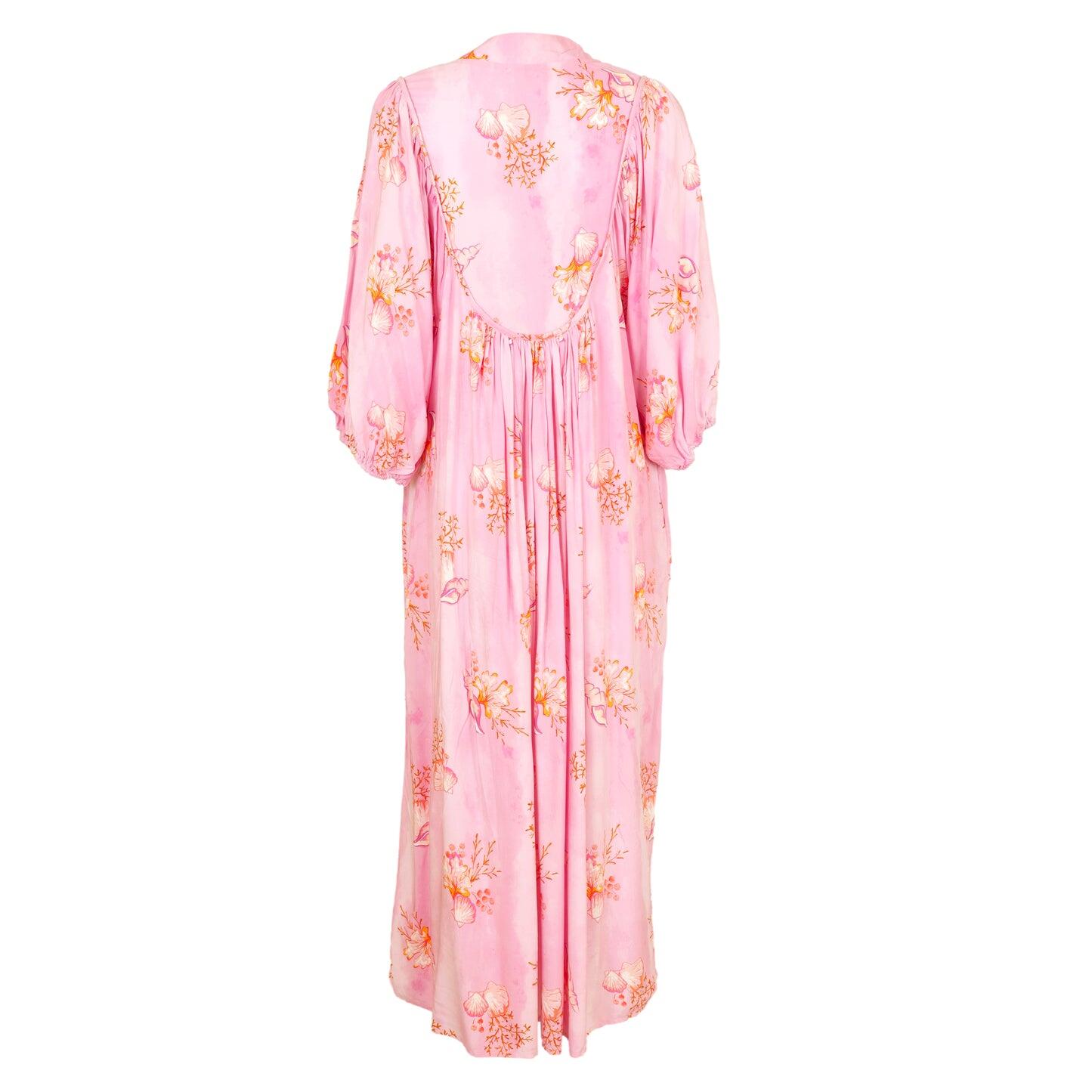 Seashells Print Boheme Midi - Dress