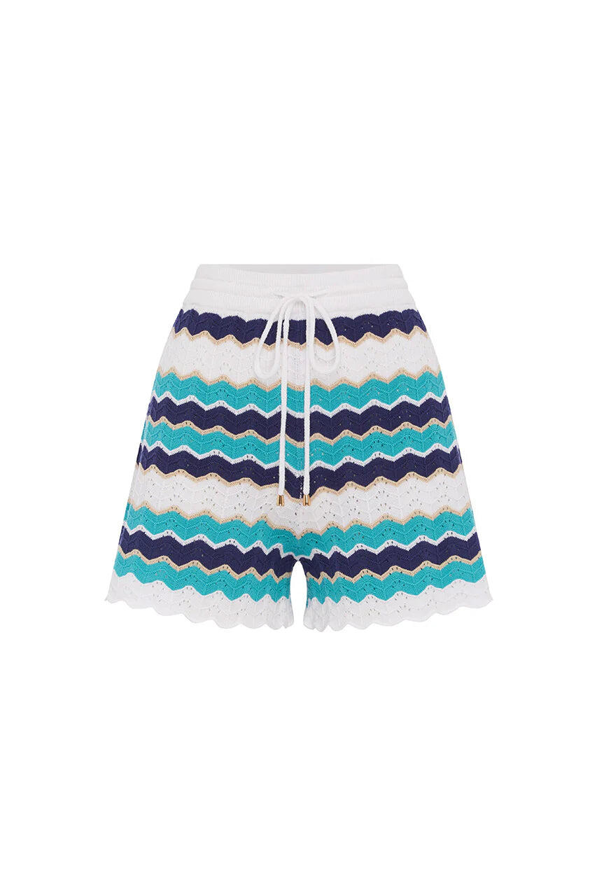 Hubert Short Blue Multi - Shorts