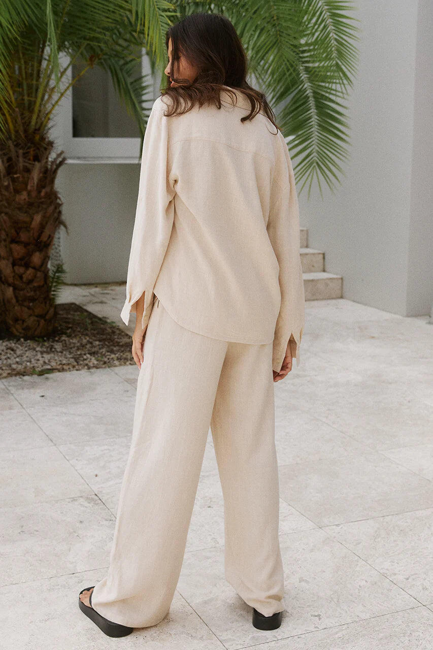 Kiana Pant Sand - Bottoms