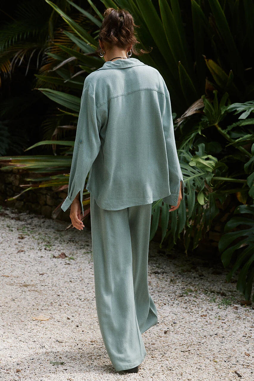 Kiana Pant Sage - Bottoms