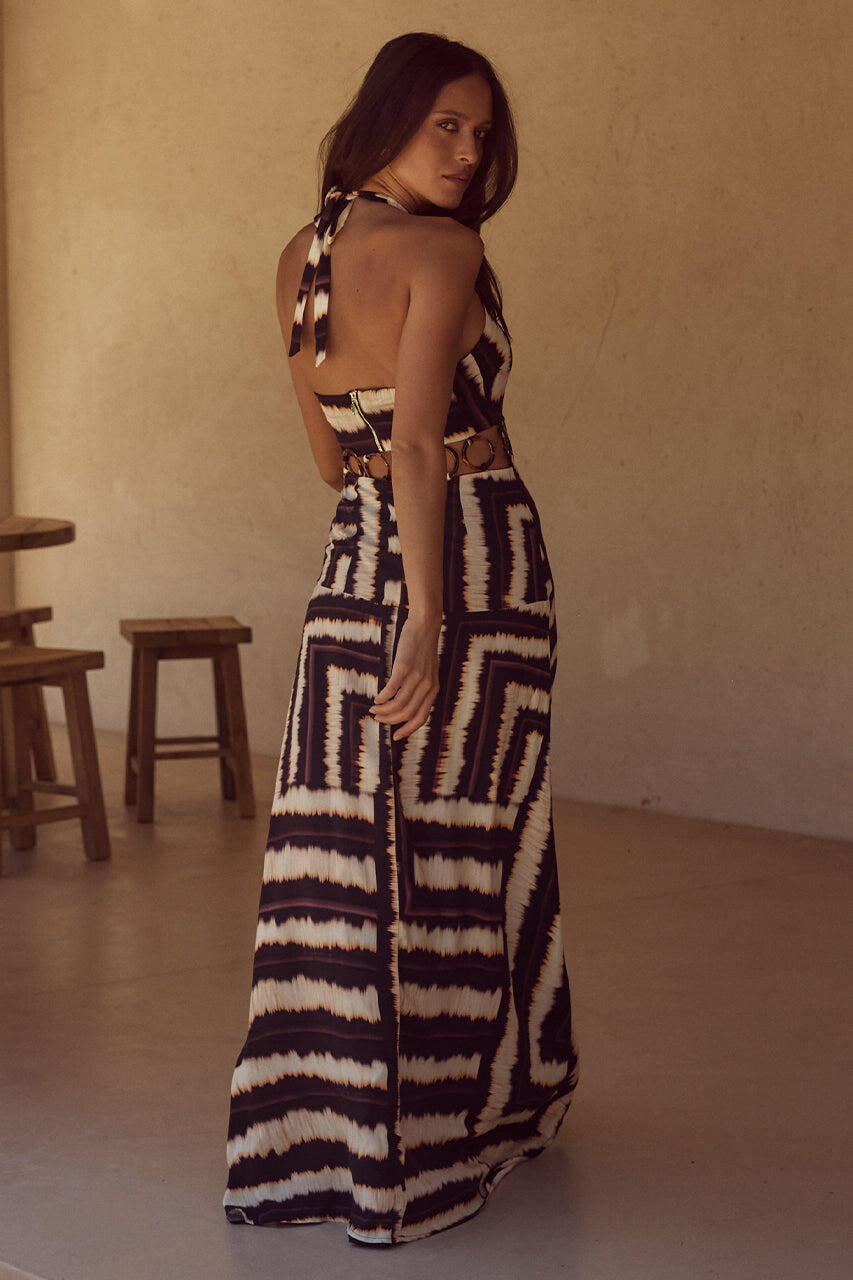 Noria Maxi Dress Noria Print - Dress