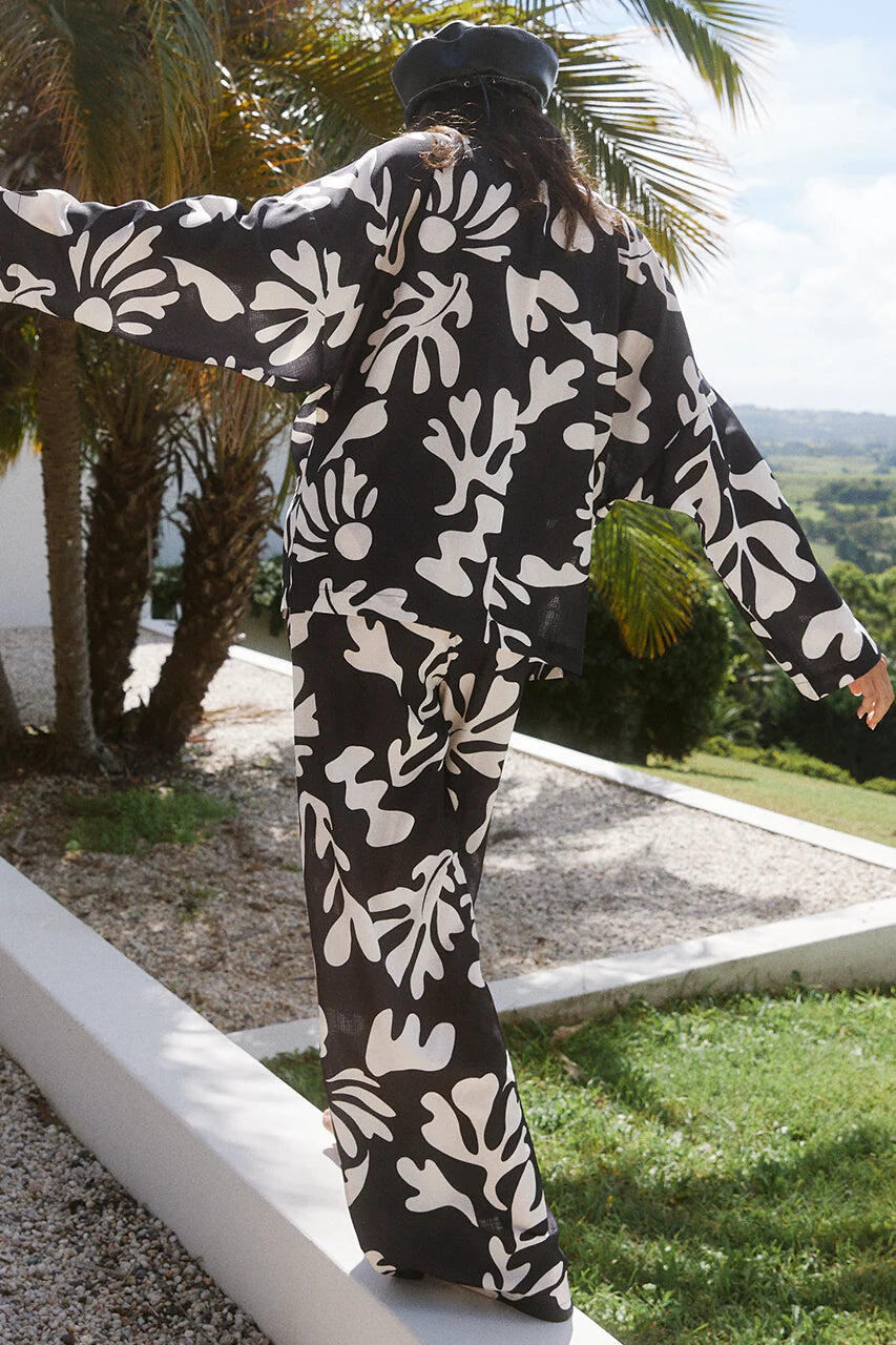Nuovo Pant Black/Sand - Bottoms