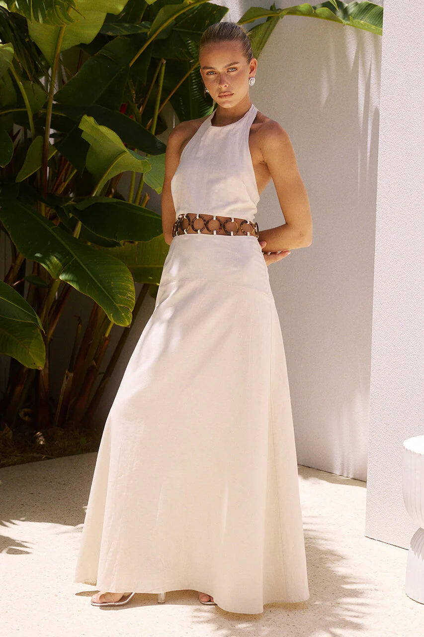 Rafina Maxi Dress Sand - Dress