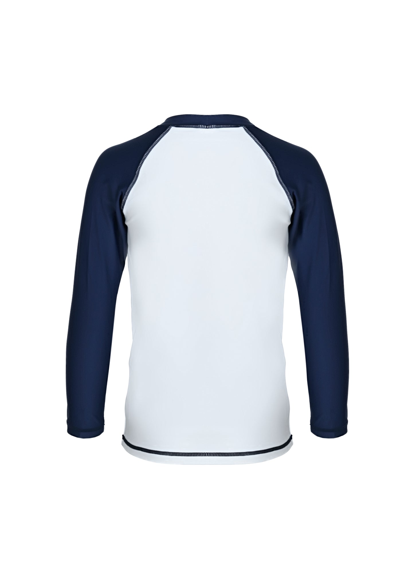 UPF 50 + Navy/ White Long sleeve Rashguard - Rash Guard